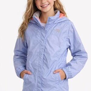 Girls M 10/12 The North Face dryvent hooded raincoat